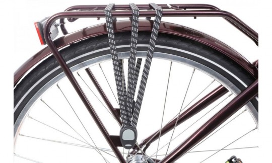 rower miejski romet pop art lux bordowy