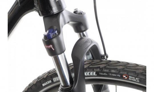 rower crossowy merida crossway 100 lady czarny szary