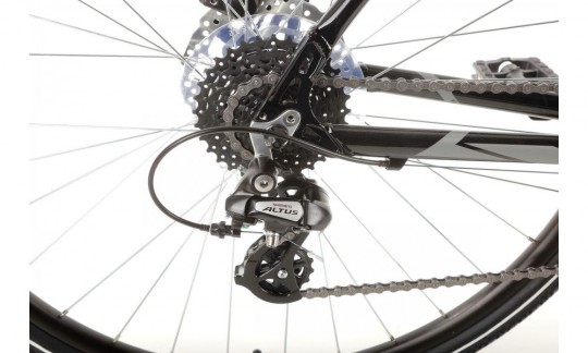 rower crossowy merida crossway 15 czarny szary