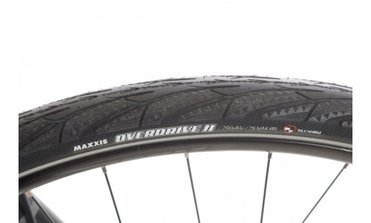 rower crossowy merida crossway 500 czarny srebrny