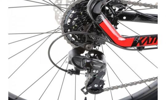 rower gorski ghost kato 275 al u 2022 czarny czerwony