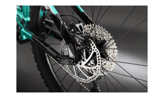 rower gorski elektryczny haibike allmtn 1 zielony czarny