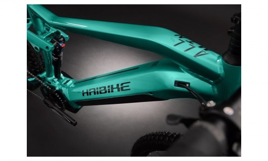 rower gorski elektryczny haibike allmtn 1 zielony czarny