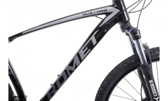 rower gorski romet mustang m1 limited czarno szary