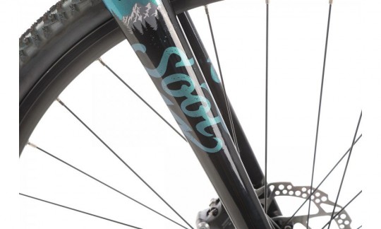 rower gravel kellys soot 80 zielono czarny