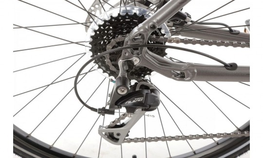 rower crossowy romet orkan 5m 2023 grafitowo bialy