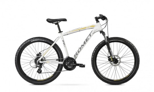 rower gorski romet rambler r63 2023 bialo zloty