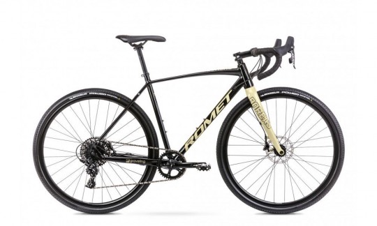 rower gravel romet boreas 2 lite czarno bezowy