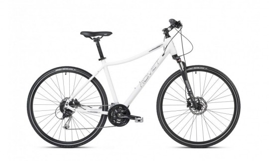 rower crossowy romet orkan 6 d bialy czarny