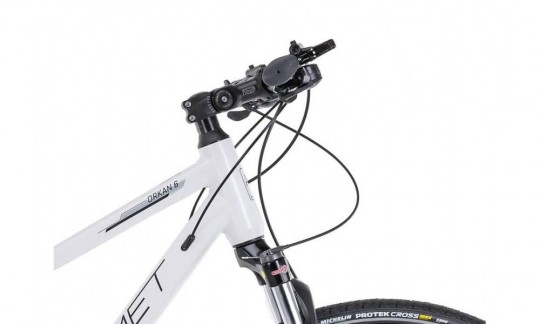 rower crossowy romet orkan 6 d bialy czarny
