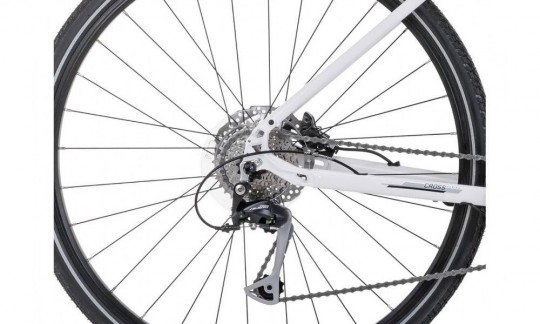 rower crossowy romet orkan 6 d bialy czarny