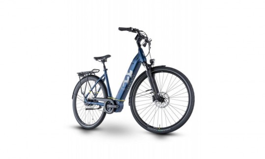 rower miejski elektryczny husqvarna gran city 4 nexus cb wave 2022 niebieski zolty