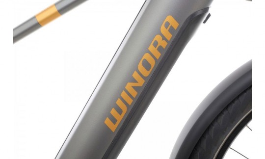 rower trekkingowy elektryczny winora yucatan x8 high 2023 szary