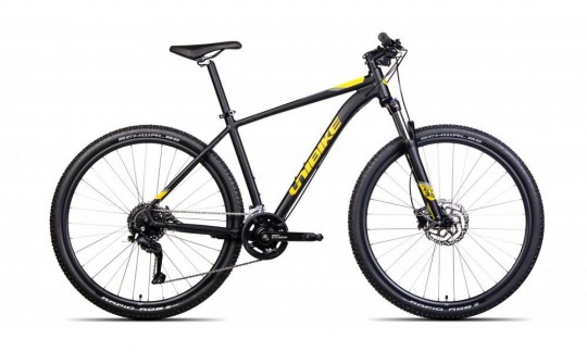 rower gorski unibike shadow 29 2024 czarno zolty