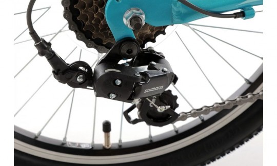 rower dzieciecy romet rambler 20 kid 2 2024 turkusowy niebieski