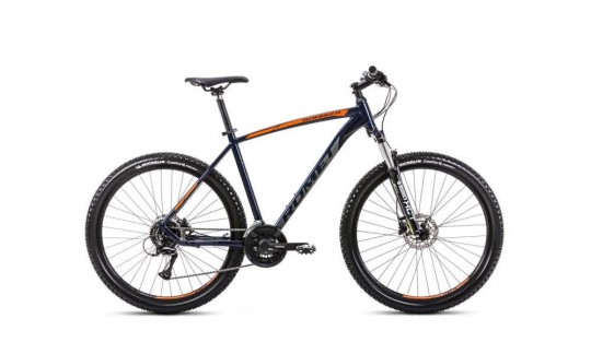 rower gorski romet rambler r73 2024 granatowy pomaranczowy