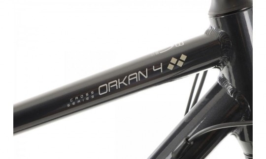 rower crossowy romet orkan 4 m 2024 grafitowo srebrno szampanski