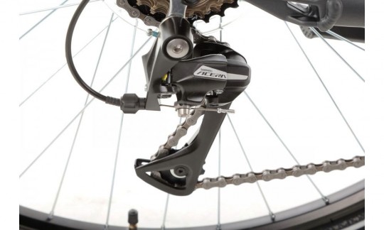 rower trekkingowy romet wagant 4 2024 grafitowy bialy