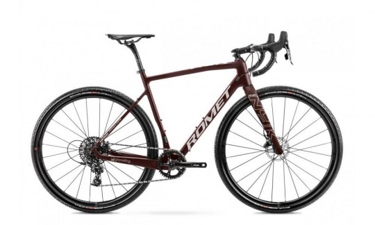 rower gravel romet nyk 2024 brazowo bezowy