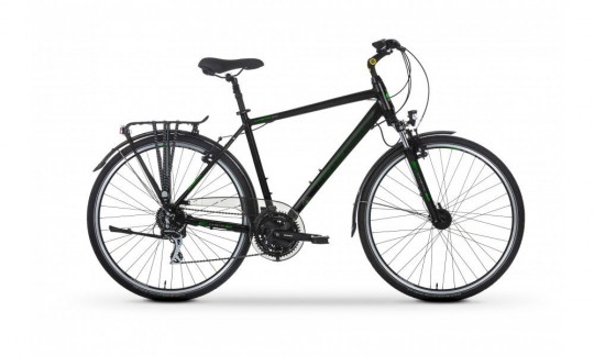 rower trekkingowy tabou kinetic 30 2024 czarno zielony