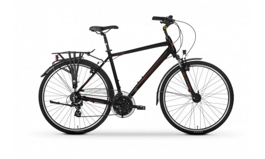 rower trekkingowy tabou kinetic 20 plus 2024 czarno pomaranczowy