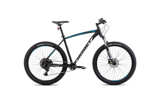 rower gorski romet rambler r73 cs 2024 czarno turkusowo srebrny