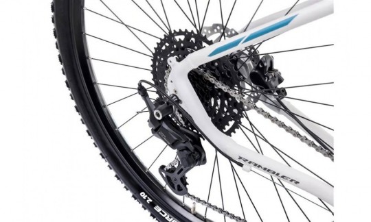 rower gorski romet rambler r93 cs 2024 bialo grafitowo turkusowy