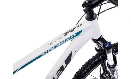 rower gorski romet rambler r93 cs 2024 bialo grafitowo turkusowy