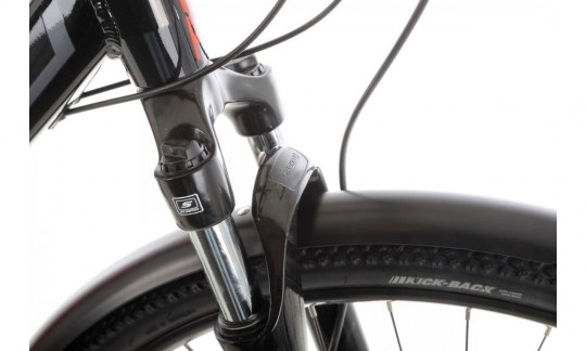 rower crossowy tabou flow 20 eq 2024 czarno czerwony