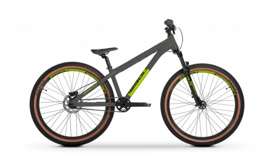 rower dirt tabou tabspin 20 2024 szaro limonkowy