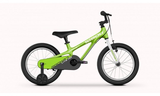 rower dzieciecy tabou rocket lite mg 14 2024 limonkowo bialy