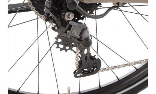 rower trekkingowy elektryczny romet gazela 20 2024 bezowo szary