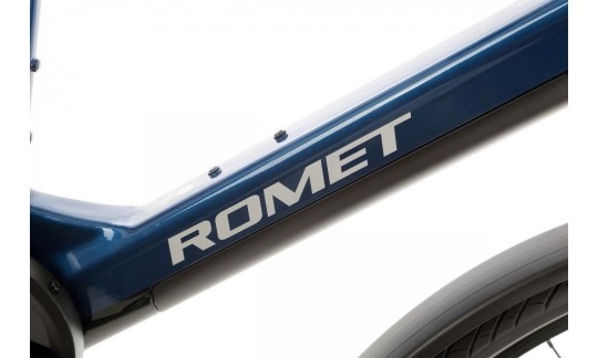 rower miejski elektryczny romet e modeco urb 10 2024 granatowo srebrny