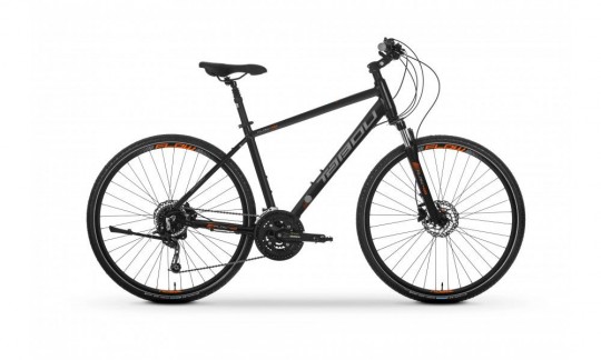rower crossowy tabou flow 40 2024 czarno pomaranczowy