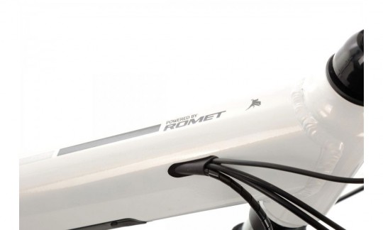 rower elektryczny miejski romet wave 30 2024 bialo czarny