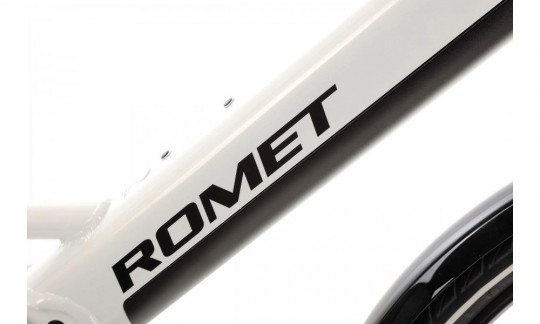 rower elektryczny miejski romet wave 30 2024 bialo czarny