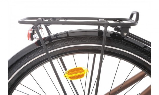 rower elektryczny miejski romet wave 30 2024 brazowy czarny