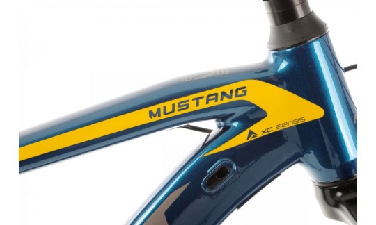 rower gorski romet mustang m4 2024 wersja b niebiesko zolty