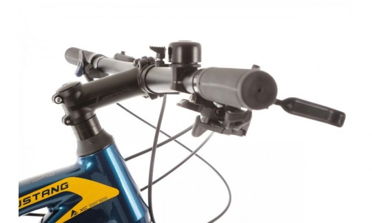 rower gorski romet mustang m4 2024 wersja b niebiesko zolty