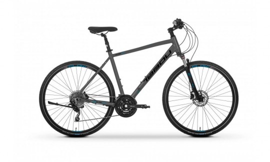 rower crossowy tabou flow 50  szary turkusowy