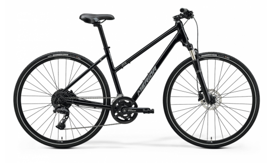 rower crossowy merida crossway 300 lady 2025 czarno srebrny