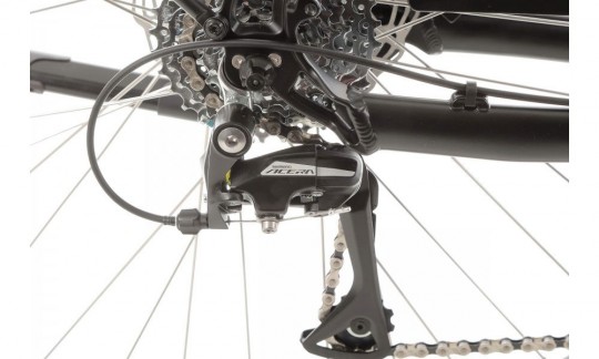 rower trekkingowy elektryczny ecobike lx100 black czarny