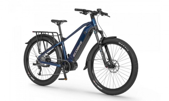 rower gorski elektryczny ecobike rx500 blue suv niebiesko czarny