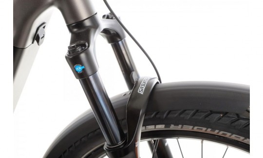 rower trekkingowy elektryczny ecobike dare grafitowy