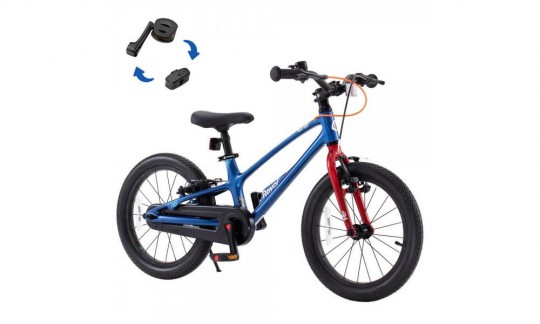 rower dzieciecy royal baby space shark 14  025 niebiesko czerwony