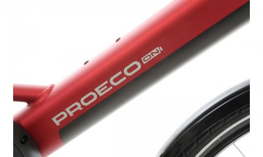 rower elektryczny miejski proeco by romet wave an 10 2025 czerwony