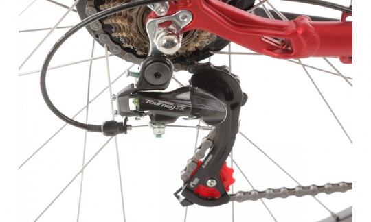 rower elektryczny miejski proeco by romet wave an 10 2025 czerwony