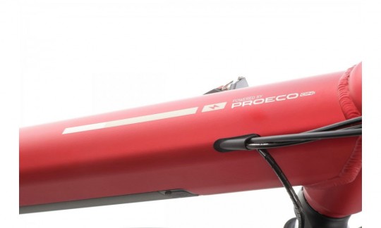 rower elektryczny miejski proeco by romet wave an 10 2025 czerwony