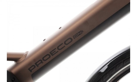 rower elektryczny miejski proeco by romet wave an 10 2025 brazowy