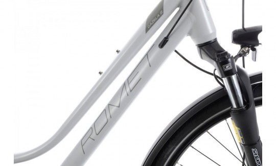 rower trekkingowy romet gazela 8 szary